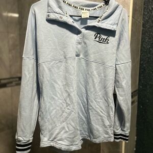 PINK Victoria's Secret Light Blue Pullover
